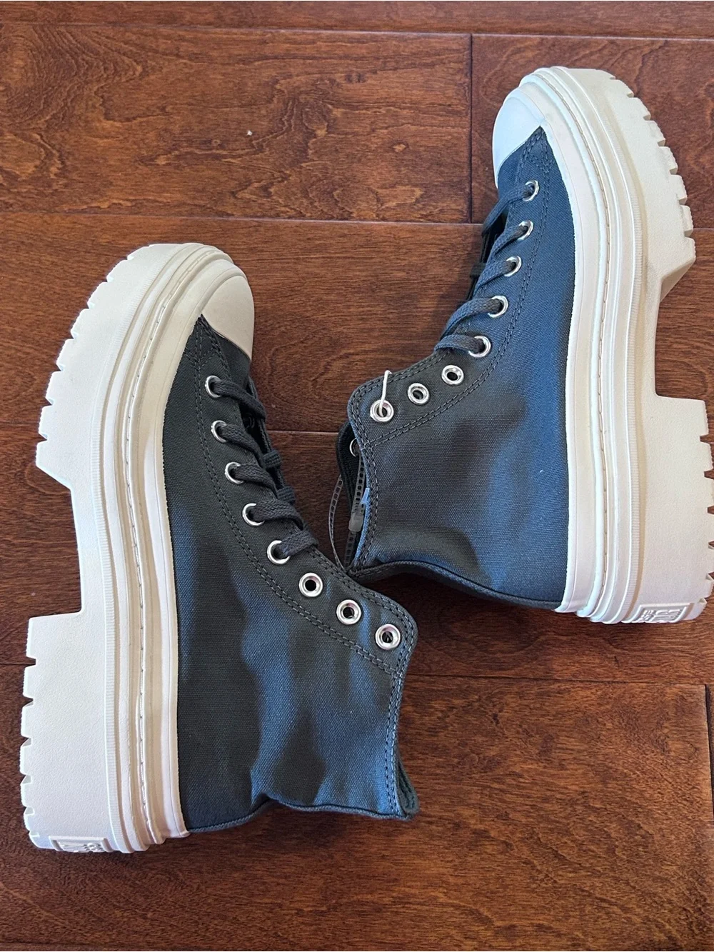 Converse CTAS Lugged Heel Hi Platform Shoes A10619C Womens Size 9 Teal Green NEW